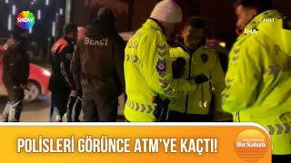 Polis uygulamasından kaçmaya çalıştı!