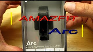 Xiaomi Amazfit Arc A1603 Smartband IP67 Waterproof Test, Bluetooth,Long battery life