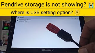 USB Settings: USB not detecting when you're connecting? Where is USB setting in Android car stereo?