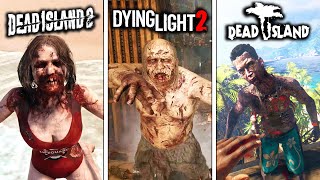 Dead Island 2 vs Dying Light 2 vs Dead Island - Physics and Details Comparsion