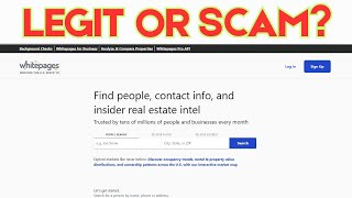 Whitepages.com Reverse Phone Lookup Legit or Scam?