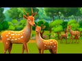 Nadaan Hiran aur Sher 3D Animated Hindi Moral Stories for Kids नादान हिरण और शेर कहानी Lion Tales