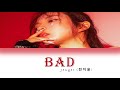 JENYER(전지윤) _ BAD (Feat. KIMMUSEUM(김뮤지엄))_Lyrics_Video_Coded_Colour