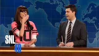 Weekend Update: One-Dimensional Female Character On The Super Bowl - SNL