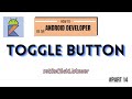How to use a Toggle Button #setOnClickListener. Android Kotlin for beginners