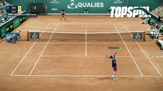 Top Spin 2K25 - Roger Federer Vs Carlos Alcaraz I HYPER TIE BREAK I Prague Arena (PS5)