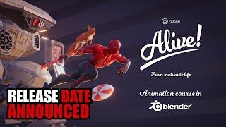 Alive! Blender 3D biggest animation course announcement