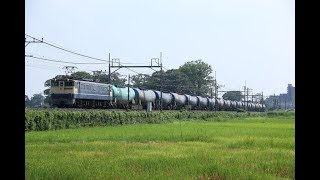 【原色牽引】 EF65-2139号機牽引貨物 東大宮～蓮田通過2