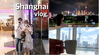 Shanghai vlog, Korean newlywed life in China (W호텔 상하이 호캉스, 국경절 중국 연휴, 중국 서머레디백, 샤오미 매장가기, 울프강, 상해맛집)