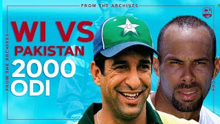 Jimmy Adams & Sherwin Campbell Star against Wasim Akram & Pakistan | West Indies v Pakistan 2000 ODI