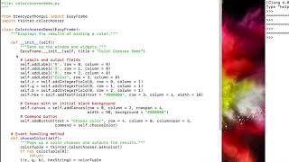 Python08 - Color Chooser Demo