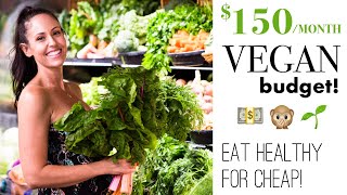 $150 PER MONTH VEGAN FOOD BUDGET | Vegan Michele