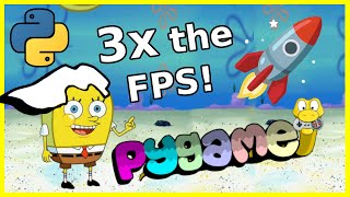 🚀 3 easy tricks to get better performance with Pygame - Python Gamedev