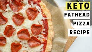 Fathead Pizza Recipe For Keto | How To Make The BEST Low Carb Gluten Free Fat Head Pizza Dough