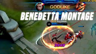 BENEDETTA AGGRESSIVE MONTAGE | MOBILE LEGENDS