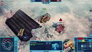 Command \u0026 Conquer 4: Tiberian Twilight - 4v4 Skirmish BRUTAL - Blitzen Bay - Gameplay PC