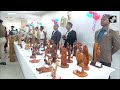 tripura cm manik saha attends art and craft exhibition in agartala