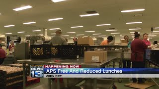 APS officials encourage parents to apply for reduced lunches