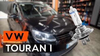 Kaip pakeisti lemputė priekinis žibintas VW TOURAN 1 (1T3) [PAMOKA AUTODOC]