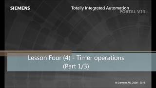 PLC programming tutorial TIA Portal - 4. Timer operations (Part 1/3)