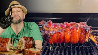 Monument Grills Holiday Gift 2023 | A GIANT Filipino Roast Pork Belly on the Rotisserie!!!