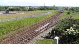 DRS 37510 \u0026 37604 | 6K73 Sellafield to Crewe thrash past Workington