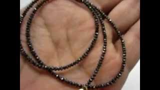 Black Diamond Beads strand