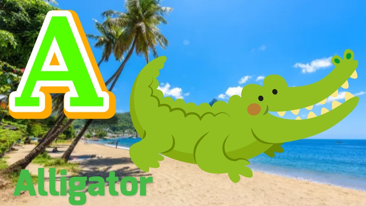 Abc Song How To Learn Alphabet Abcd A For Alligator B For Bee Z For Zoo