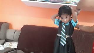 🤩Rushi's first school uniform|| sri school || 🏫