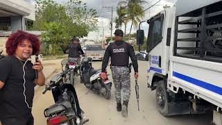 Revorrido de la policia en san francisco de macoris