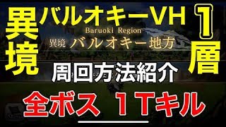 【アナデン Ver1.7.0】異境バルオキー１層VH 周回方法紹介（アナザーエデン 攻略）