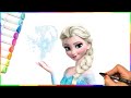 How to Draw Elsa | Disney Frozen