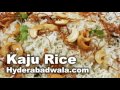 kaju rice recipe video – how to make cashew rice at home – easy u0026 simple