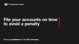 File your accounts on time to avoid a penalty
