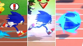 Evolution of - 100m in Mario & Sonic at the Olympic Games
