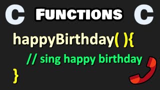 Functions in C are easy! 📞