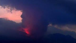 Alerta máxima en Japón por la erupción del volcán Sakurajima