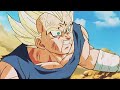 ssj 2 goku vs majin vegeta 4k 60fps