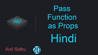 React tutorial in Hindi #20 Pass Function as Props