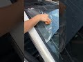 Oil film cleaning of automobile glass.