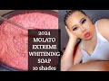 HOW TO MAKE MOLATO WHITENING SOAP  😍/3days MOLATO WHITENING SOAP #molatosoap #Halfcastsoap #youtuber