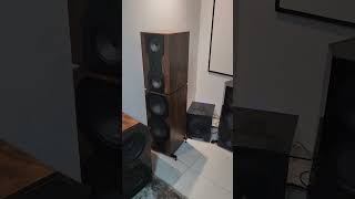 jl 12w3 tocando forte #audio #diy #hometheater #caixa #atmos #som #kit #jl #speakers #bass #box