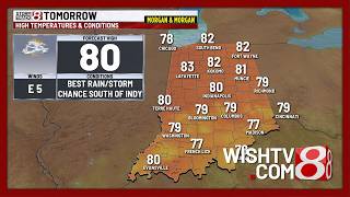 Some rain possible Tuesday and Wednesday, weather pattern to remain quiet overall