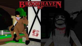 SON TRAGIQUE DESTIN VA VOUS GLACER LE SANG 🩸 SUR BROOKHAVEN 🏡 RP ! Roblox horror movie