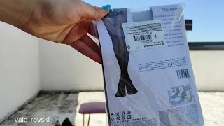 Review Pantyhose Black Calzedonia Try On | fashion tights review [4k]