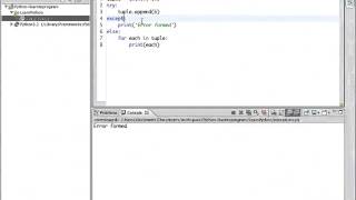 [Python for beginners ] Try, Except, Finally