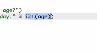 Python 11: Input Non-String