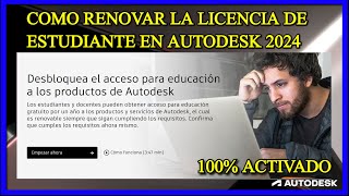 Cómo renovar la licencia de estudiante de AUTODESK caducada, (Autocad, Inventor, Maya, Revit)