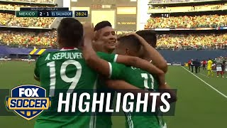 Hernandez volley makes it 2-1 for Mexico vs. El Salvador | 2017 CONCACAF Gold Cup Highlights