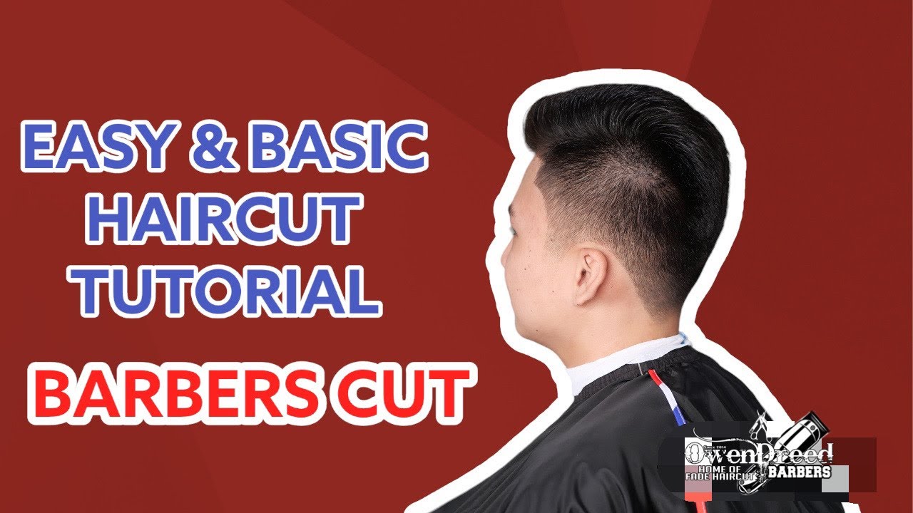 Barbers Cut Easy Basic Tagalog Haircut Tutorial Youtube